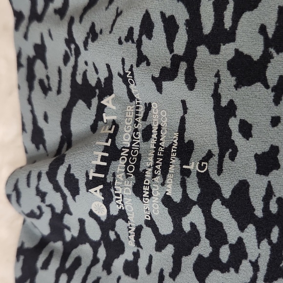 Athleta Women's Solution Jogger Size L Blue/ Grey - Picture 2 of 8